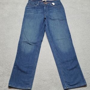 L.L. Bean Men's Straight Leg Blue Jeans 32x34